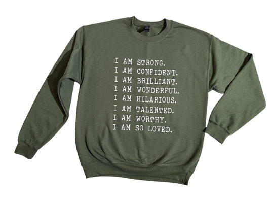 I Am Crewneck Sweatshirt