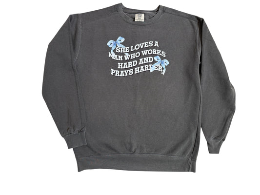 She Loves Crewneck Sweatshirt